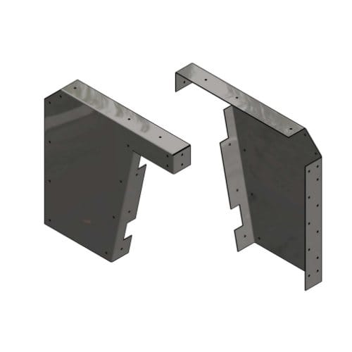 23 inch - ADA Bracket - No Holes - Stainless Steel - A and M Hardware